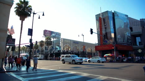 Hollywood-Blvd-En-N-Orange-Dr-Mirando-Al-Norte