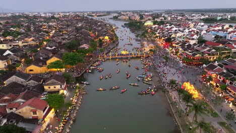 4K-Aerial-of-Hoian,-Vietnam
