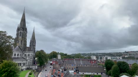 Time-Lapse-of-the-Saint-Fin-Barres-Kathedrale-Time-Lapse,-Cork