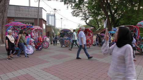 Doraemon-culture-cycle-tuk-tuks-Malacca-old-town