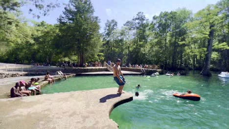 Having-fun-swimming-in-Ponce-de-Leon-Springs-in-Florida