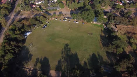 Drone-video-of-a-Sports-Field-in-Bulawayo,-Zimbabwe