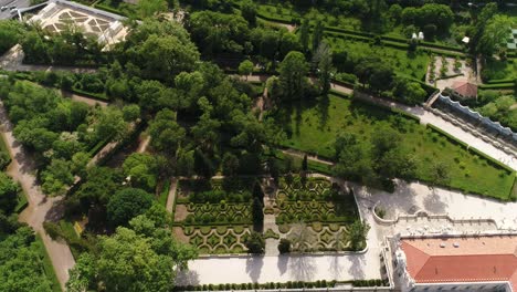Palace-of-Queluz-in-Lisbon-Portugal-Aerial-View