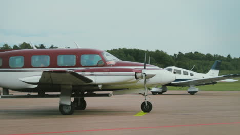 A-beautiful-lovely-day-as-men-spend-time-with-their-beloved-piper-aircraft