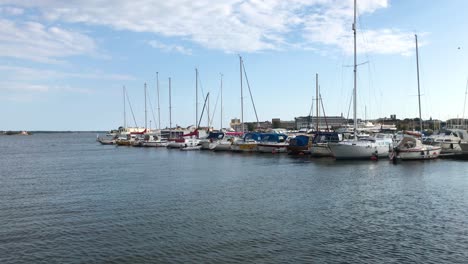 The-harbour-in-Karlskrona,-Sweden