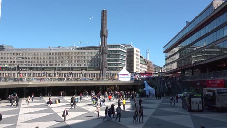 Plaza-Sergel-En-El-Centro-De-Estocolmo