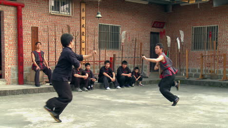Oriental-Martial-Arts-Masters-in-Graceful-Kung-Fu-Sham-Fight