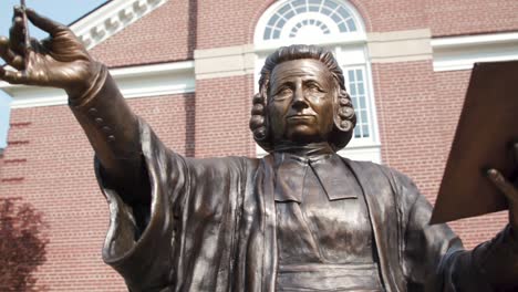 Charles-Wesley-Statue-Im-Theologischen-Seminar-Von-Asbury