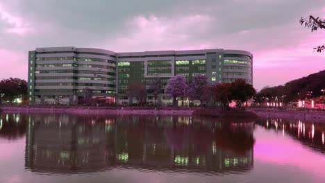 A-shot-of-the-Bagmane-Tech-Park-that-over-looks-a-lake-and-is-located-in-the-heart-of-Bangalore