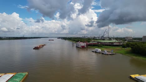 Aerial-footage-of-the-Hollywood-Casino-in-Baton-Rouge-Louisiana