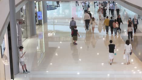 Chinese-shoppers-enjoy-their-evening-shopping-for-multinational-brand-products-at-a-high-end-shopping-mall