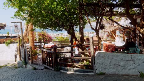 Exploring-the-beautiful-cobbled-Turkish-fishing-harbour-town-of-Kas