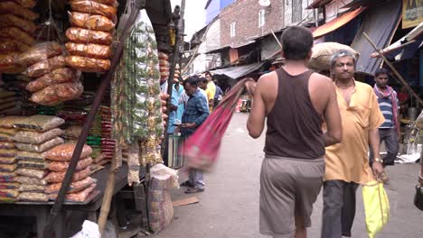 Material-De-Archivo-Del-Mercado-Indio