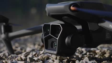 Close-Up-of-Triple-Dual-Tele-Hasselblad-Camera-System-on-DJI-Mavic-3-Pro-Drone