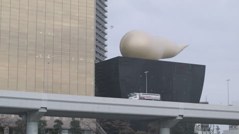 View-of-the-Asahi-Flame-at-Asahi-Breweries