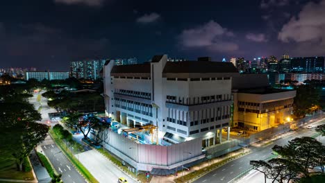 Zeitraffer-Des-Gebäudes-Des-Energieversorgers-Geylang-Bahru-Singapur