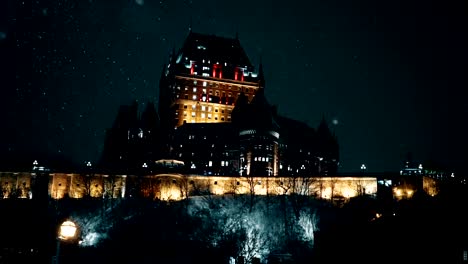 Schloss,-Chanteau-Frontenac-In-Quebec,-Kanada