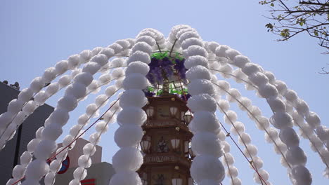 Performers-at-a-local-Matsuri-in-Kamakura,-Japan