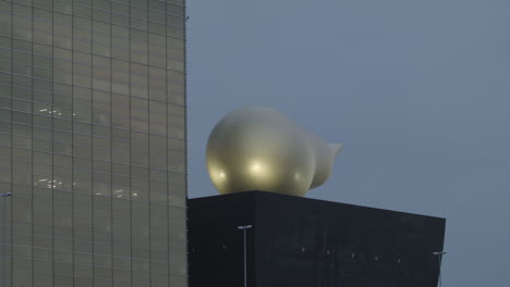Another-angle-of-the-Asahi-Flame-next-to-Asahi-Breweries-headquarters