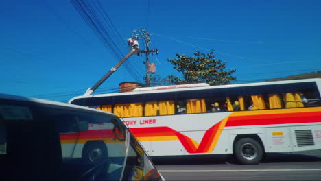 Filipinas-Autobús-Transporte-Victoria-Transatlántico