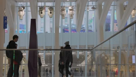 City-life-inside-famous-Oculus-Westfield-World-Trade-Center-Mall-of-Manhattan-in-New-York