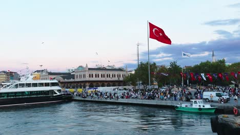Chaotic-scene-at-Istanbul-port-with-passengers-at-terminal-area-for-boarding-cruise-liners