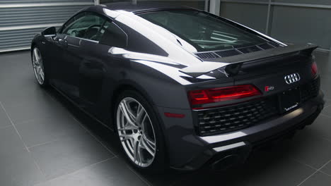 Luxus-Sportwagen-Audi-R8-Heckstoßstange-Mit-Spoiler