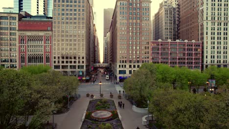 78-E-Washington-St,-Chicago,-Il-Al-Atardecer