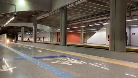 A-metro-train-is-entering-the-platform