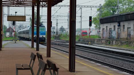 Situation-of-train-station-in-Svitavy,-Czech-Republic