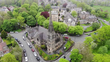 Iglesia-Metodista-De-La-Trinidad-En-Harrogate,-North-Yorkshire,-Reino-Unido