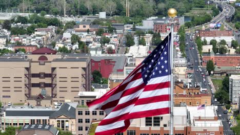 Primer-Plano-De-La-Bandera-Americana