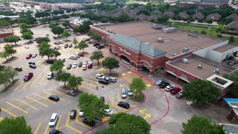 Editorial-Aerial-footage-of-Tom-Thumb-in-Flower-Mound-Texas-located-at-2301-Justin-Rd,-Flower-Mound,-TX-75028