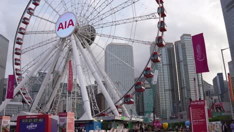 Hong-Kong-Observation-Wheel-and-AIA-Vitality-Park-in-Central