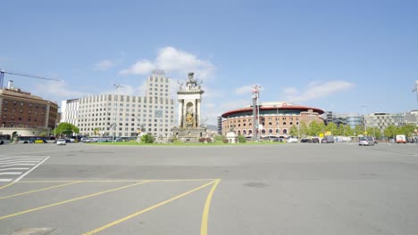 Plaça-d'Espanya,-Barcelona,-Spain