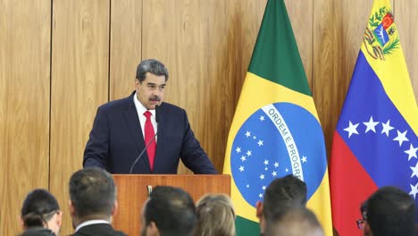 Nicolás-Maduro-Moros-In-Brasilien-Bei-Einem-Historischen-Besuch-In-Brasilien
