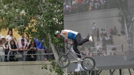 A-BMX-rider-performs-two-tricks-in-a-row
