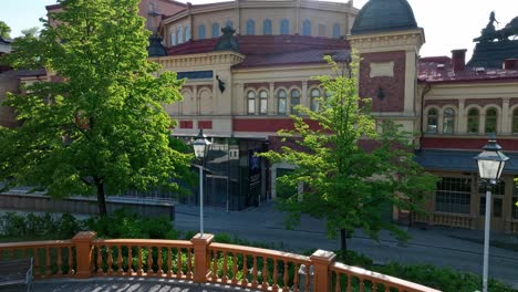 Cirkus-Arena-and-Restaurant-main-entrance-in-Stockholm-and-Djurgarden-Sweden