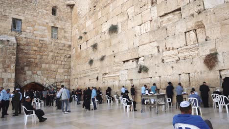 Jerusalem,-Israel:-Klagemauer---Westmauer-In-Jerusalem