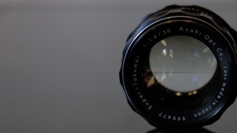 The-vintage-35 mm-film-camera-lens-Asahi-Pentax-Super-Takumar-50 mm-f-1