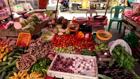 Vendors-Selling-a-Wide-Variety-of-Fresh-Fruits-and-Vegetables-at-a-Bustling-Public-Market-in-Danao-City,-Cebu,-Philippines