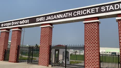 Recién-Inaugurado-Estadio-De-Cricket-Shri-Jagannath-En-Puri,-Orissa