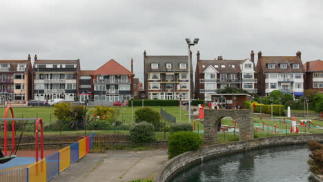Hotels-and-park-at-Skegness-holiday-coastal-town-in-Lincolnshire