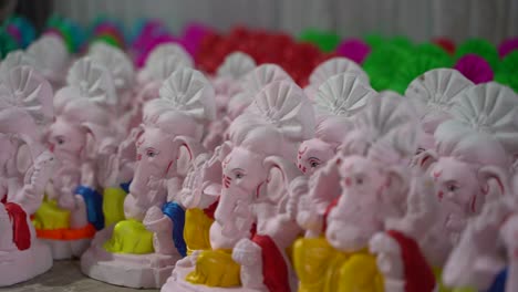 Ganesha-idols-are-beautifully-arranged-in-one-place-after-making-them