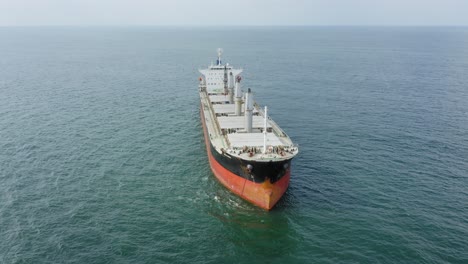 Self-unloading-bulk-carrier-AGIA-MONI-at-Rio-De-La-Plata-anchorage