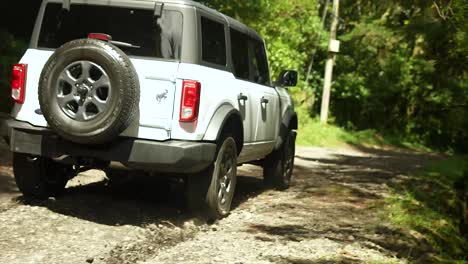 driving-ford-bronco-on-ballast-in-the-forest