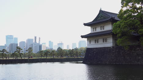 TOKYO,-JAPAN---APRIL-9,-2023:-Tokyo-Imperial-palace-in-Chiyoda-district