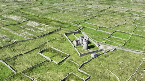 Inishmore-Islas-Aran-Al-Oeste-De-Irlanda-Ubicación-Para-Ver-El-Castillo