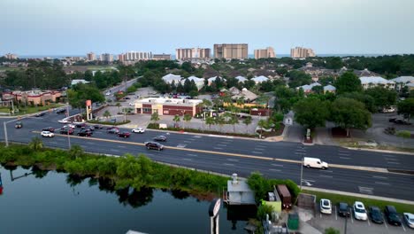 Barfußlandung-In-North-Myrtle-Beach,-South-Carolina