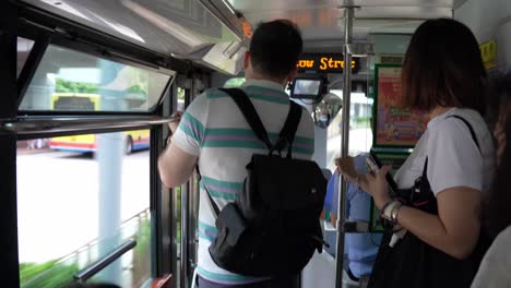 Inside-of-the-tram-in-Hong-Kong